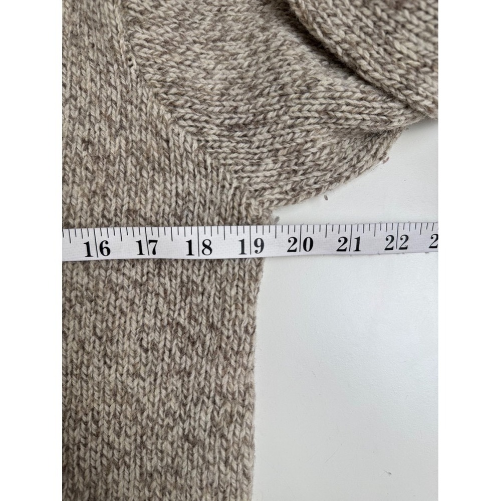 Vintage‎ L.L. Bean Wool Blend Sweater Size XS-Small Brown Heather Crewneck USA - Picture 6 of 8